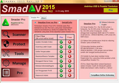 SmadAV Pro 2015 Rev.10.2.5 Full Serial Key