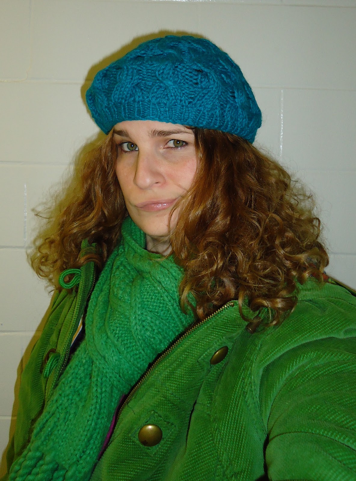 Wildflower Sunshine How to Wear a Beret when you have Crazy Curly Hair