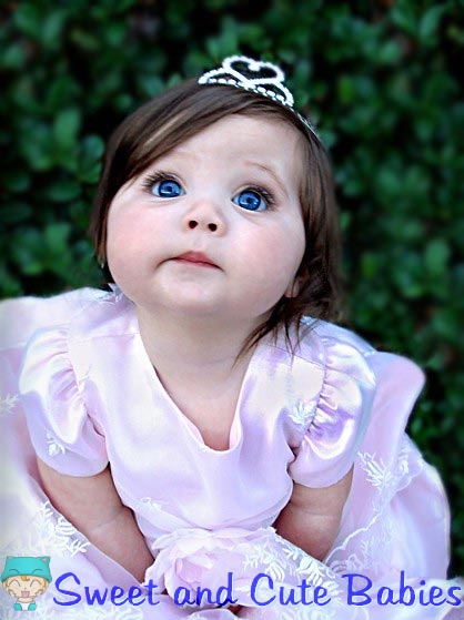 baby, girl, little, blue eyes