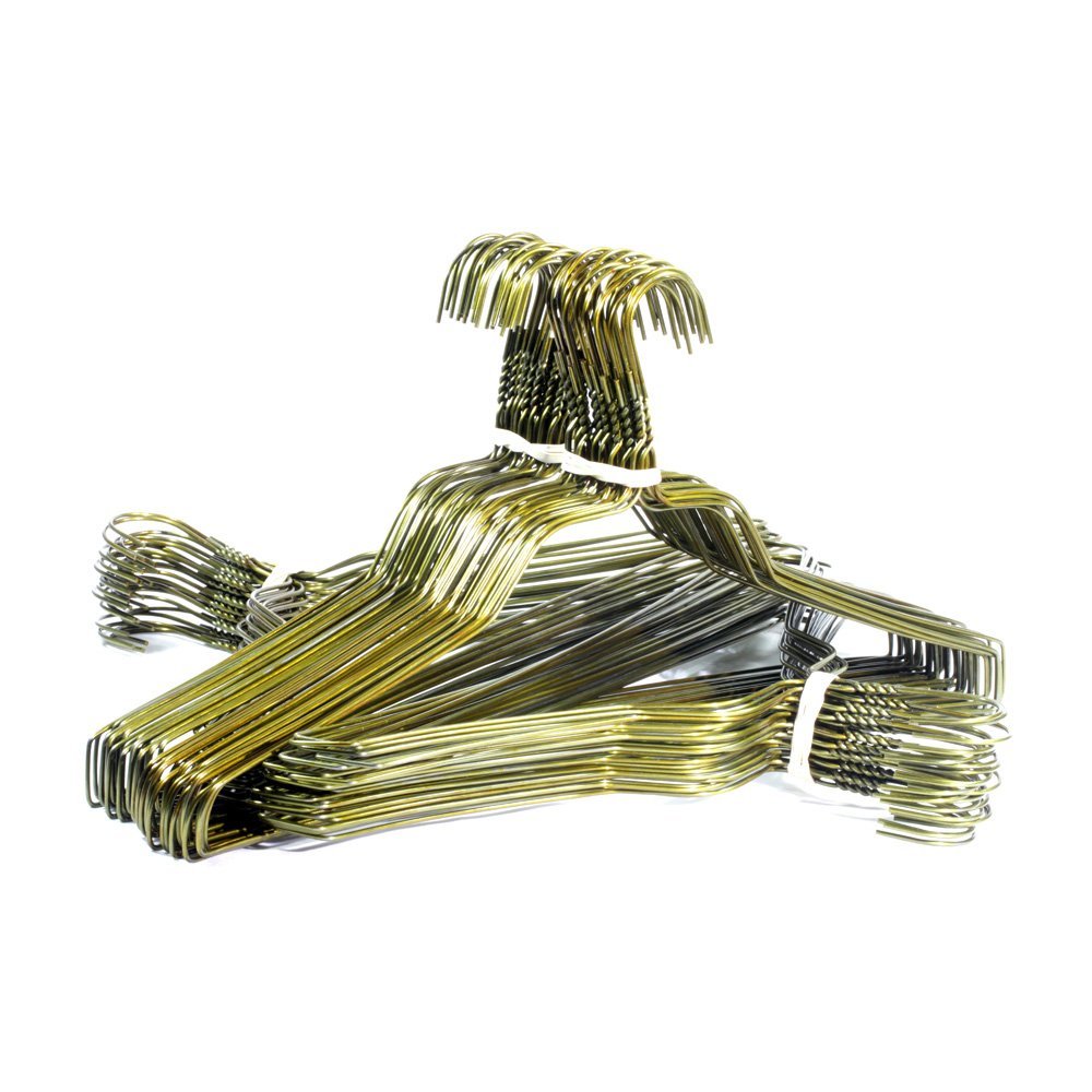 Char's Daily Reviews BriaUSA 50 Standard Hangers 18" 13 Gauge Gold