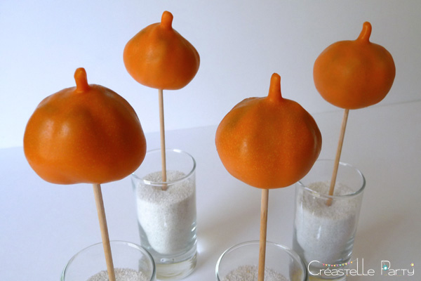 cake pops citrouille / pumpkin