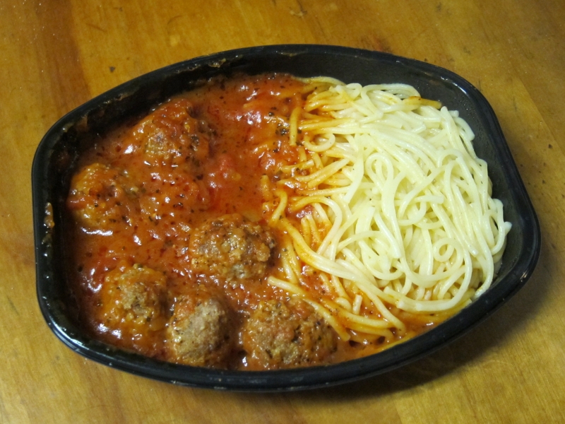 Frozen Friday Stouffer's Spaghetti with Meatballs Brand Eating