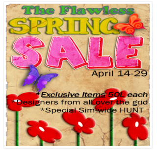 Flawless Spring Sale - April 14-29 - Get a going!