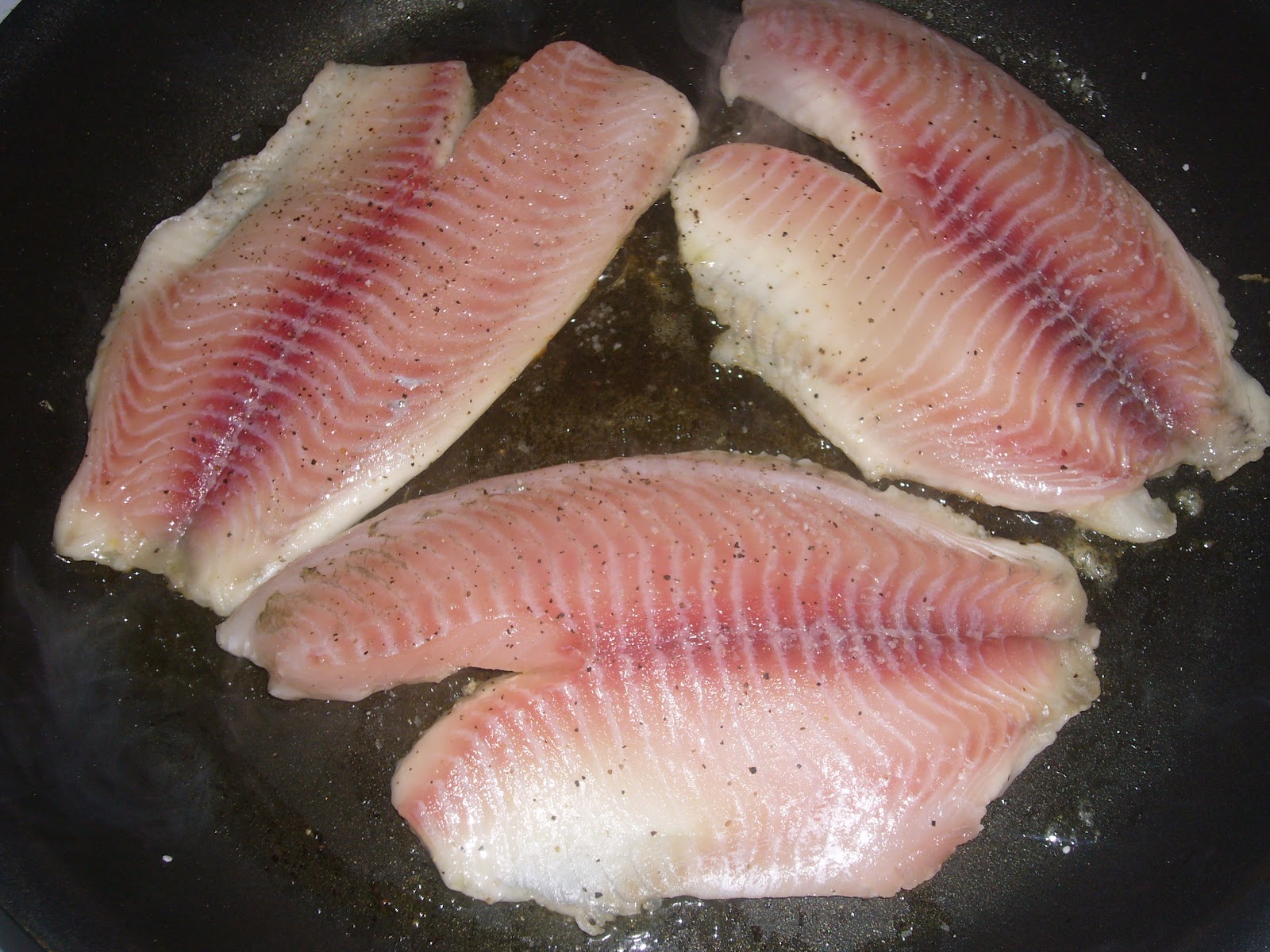 Kitchen Sink Diaries PanRoasted Tilapia with LemonChive Sauce
