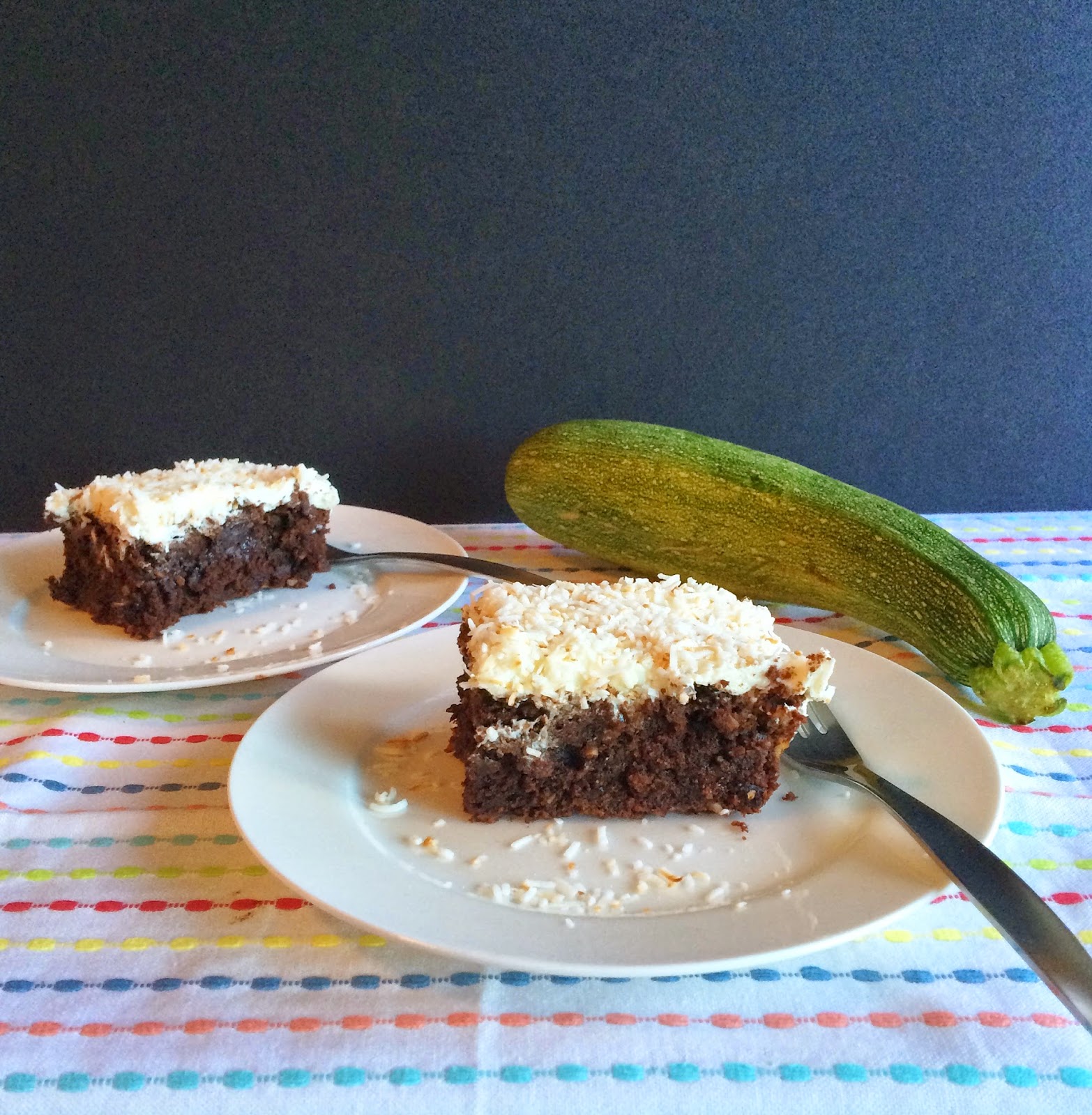 My Tiny Oven Chocolate Coconut Zucchini Cake