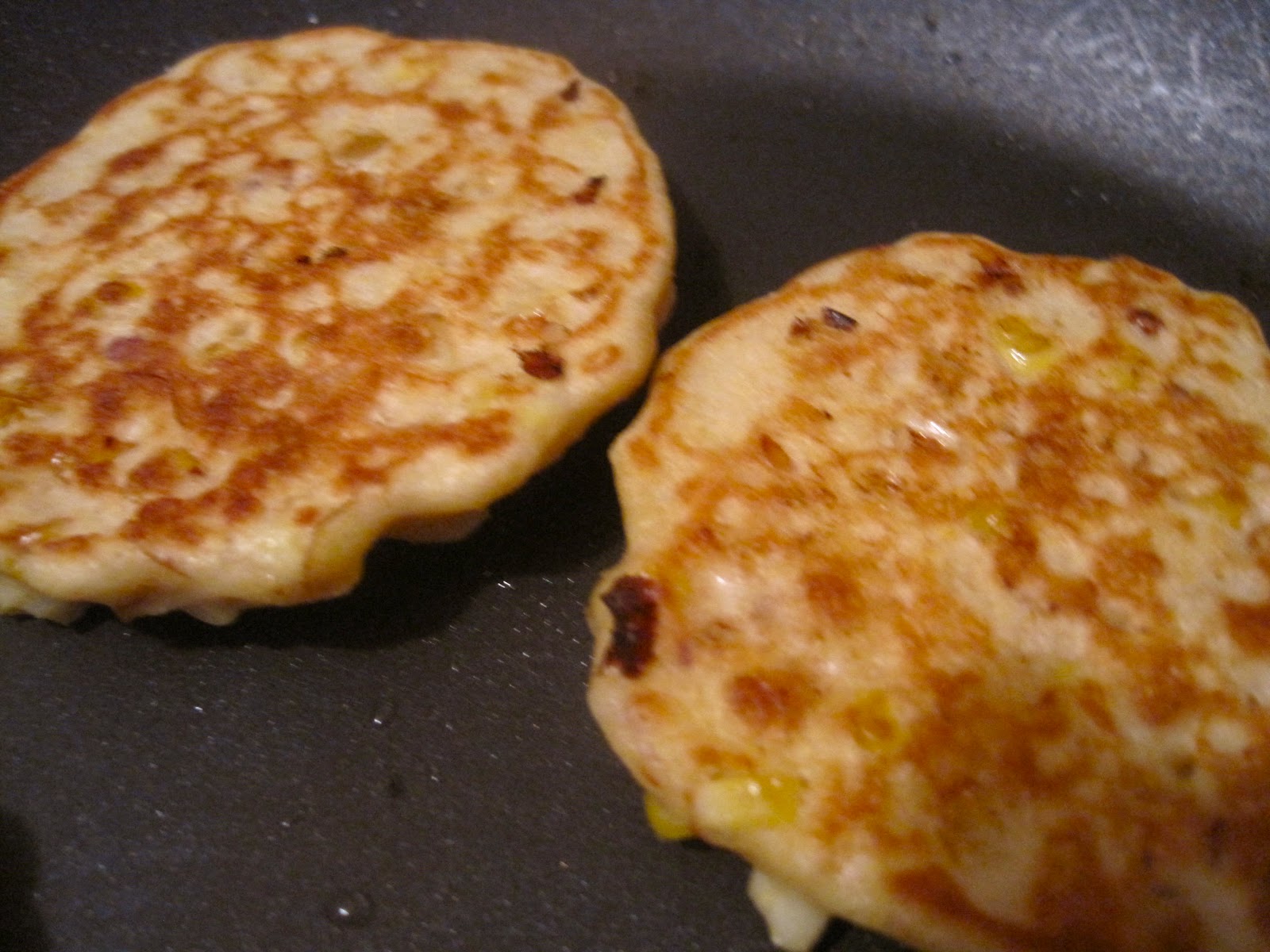 Kvell in the Kitchen Skillet Corn Griddle Cakes