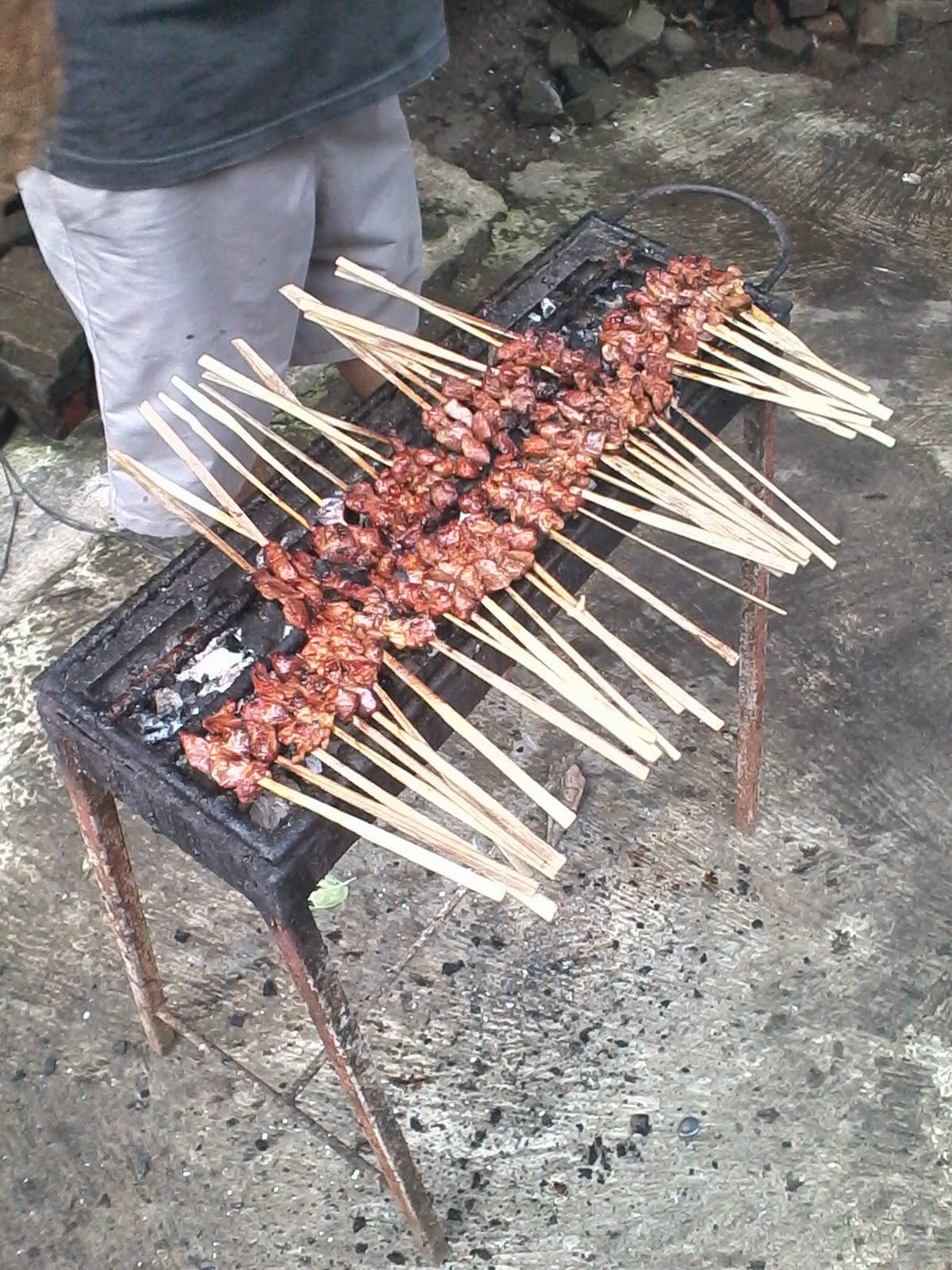 BAKAR SATE KAMBING AQIQAH