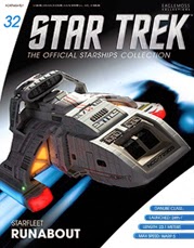 STAR TREK Official Starships Magazine #32 USS ORINOCO Danube Class Runabout 