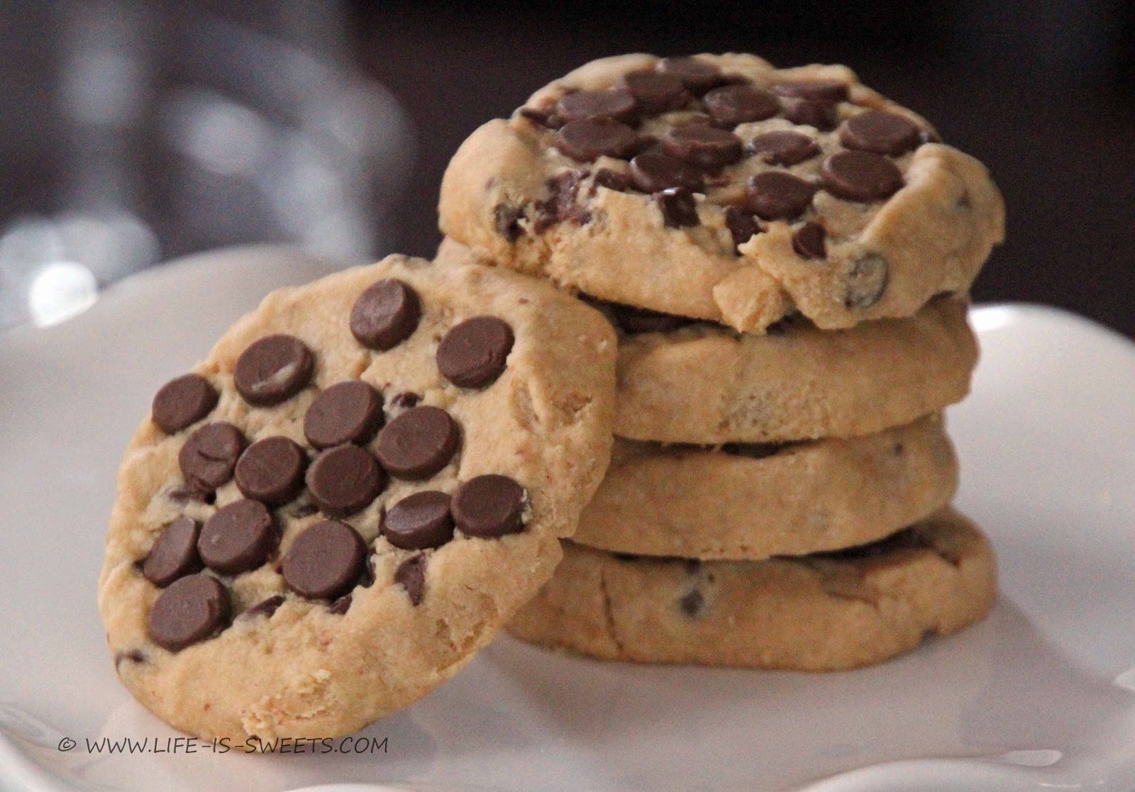 Life Is Sweets Peanut Butter Chocolate Chip Shortbread Cookies