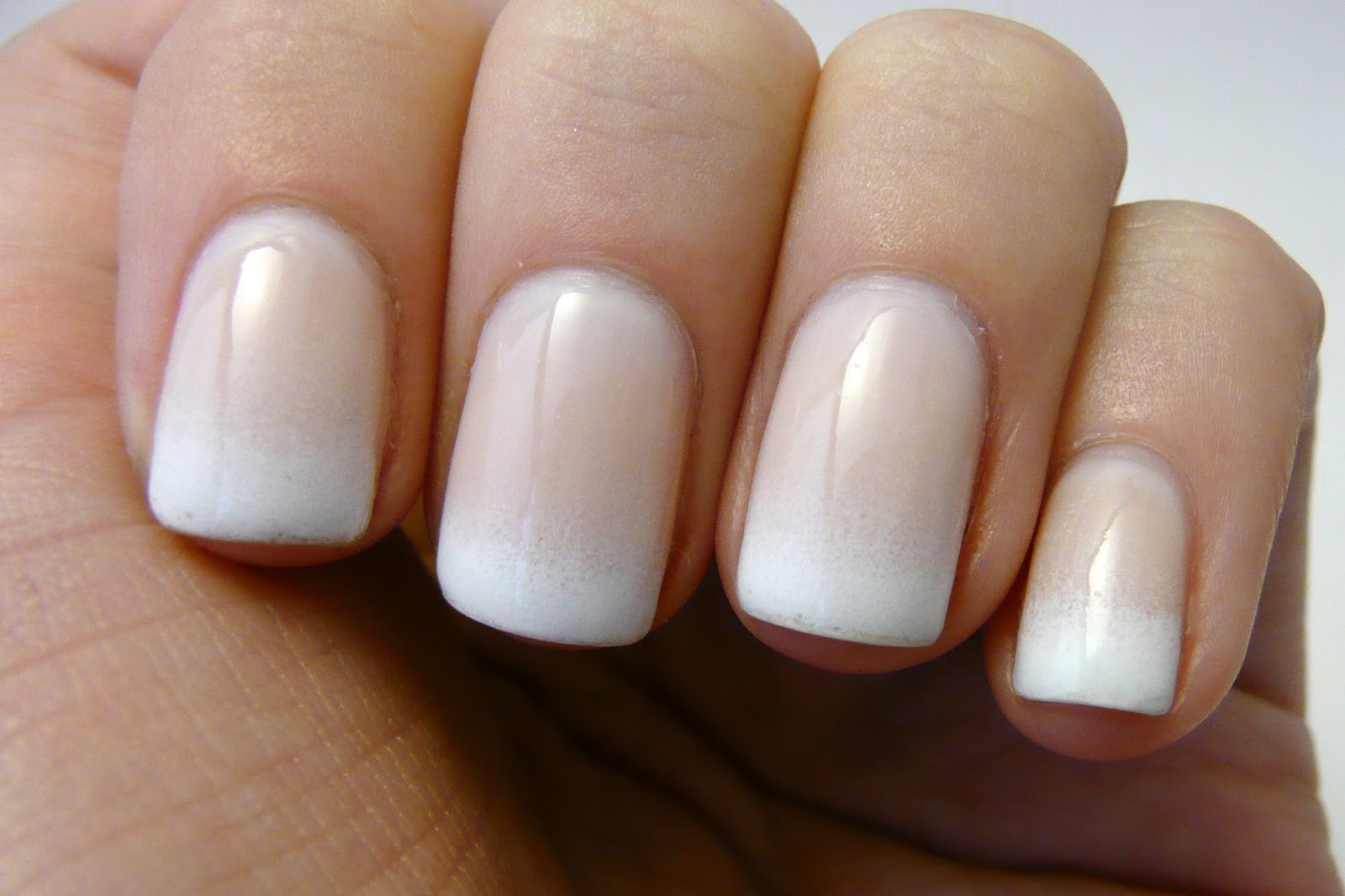 9. Gradient French Nails - wide 1