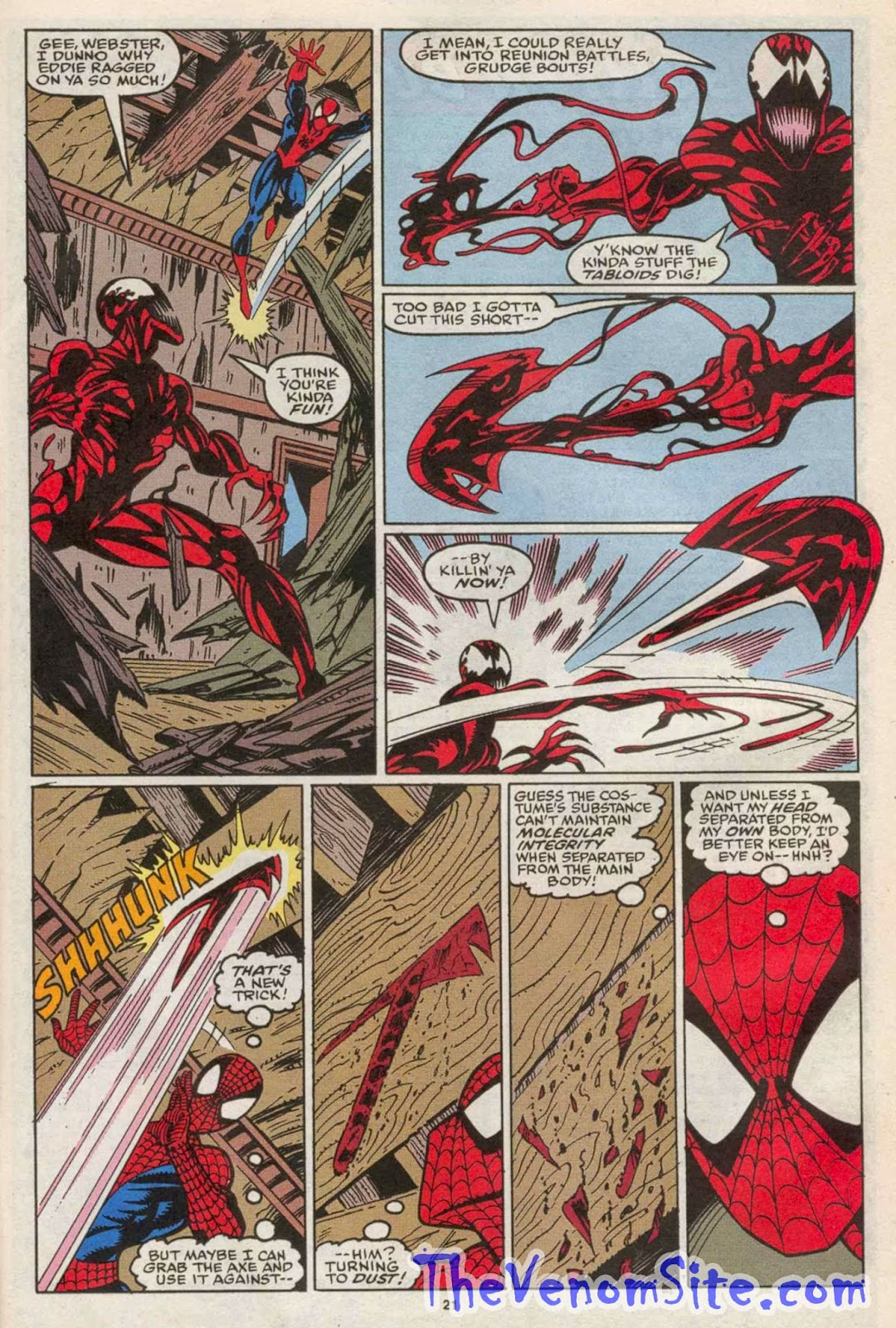 Revisit Carnage's origin in Spider-Man: Vengeance of Venom trade paperback available on Amazon