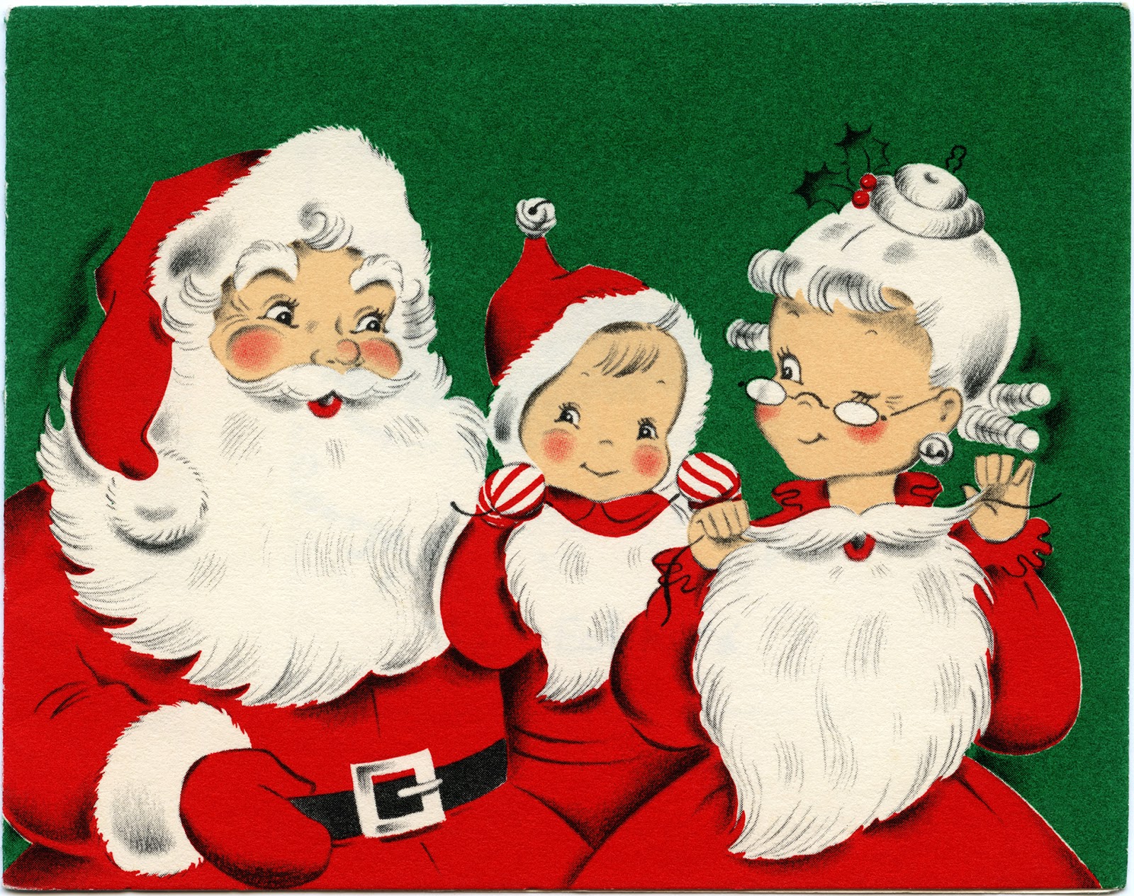 mamasVIB | V. I. BUSY BEES: Santa Claus is coming to town…, vintage illustrations |Santa Claus is coming to town | santa claus visit | father Christmas