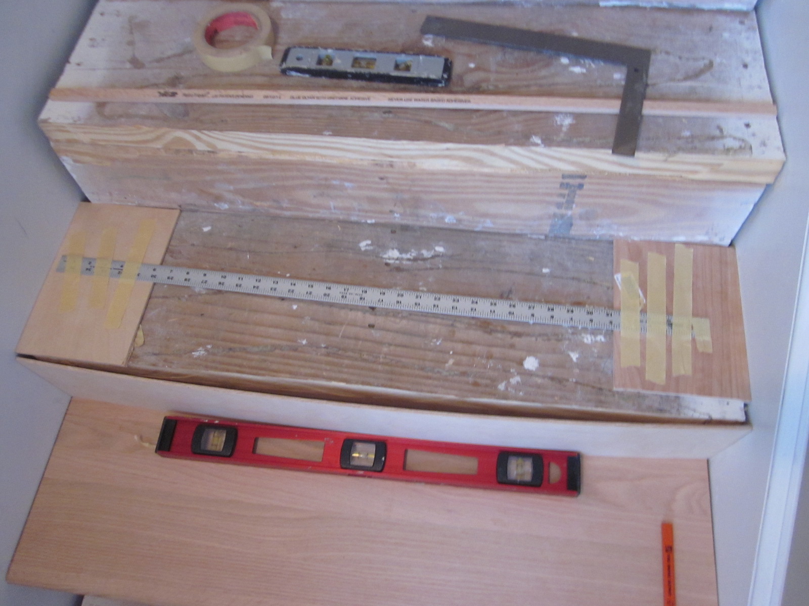 Lipstick and a Brad Nailer are the only essentials Stair Project