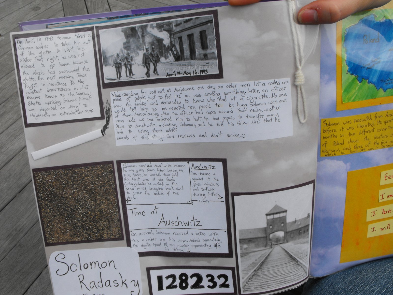 Anne frank projects middle school picture