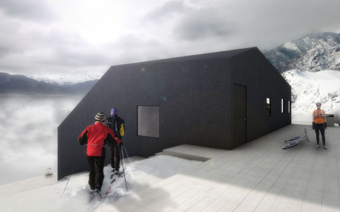 modern snow house architecture design