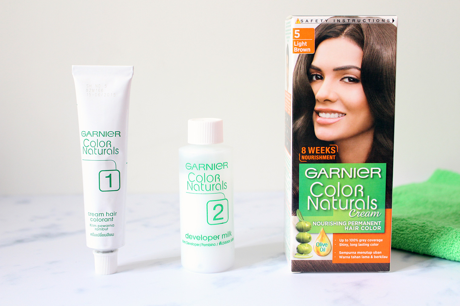 Garnier Hair Color Natural Review | Milk Mochi