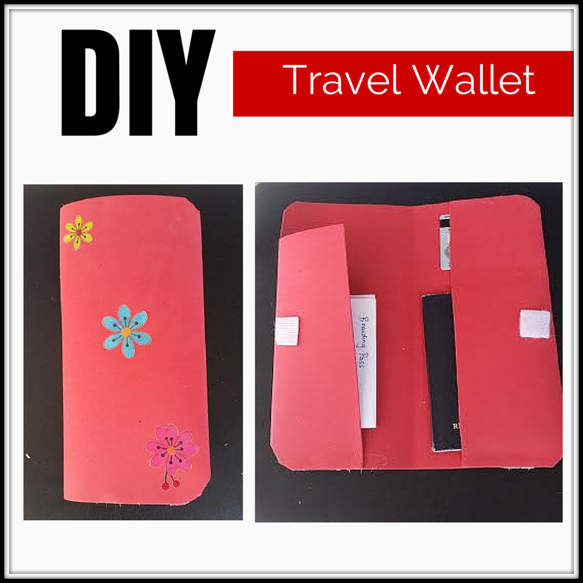 A Kaleidoscopic Dream DIY Travel Wallet