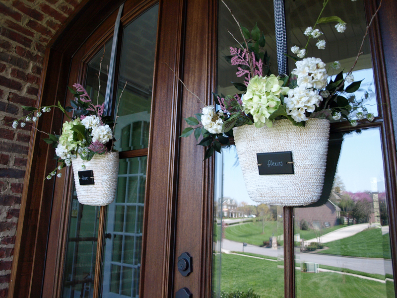 Front Door Flower Basket HowTo Less Than Perfect Life of Bliss