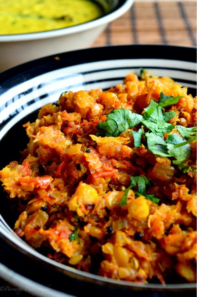Paru's Kitchen Cabbage Chana Dal Fry Muttakos Kadala Paruppu Varuval