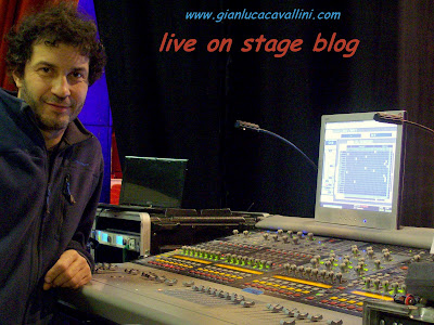 gian luca cavallini tecnico del suono e sound engineer autore di live on stage blog con mixer digidesign venue