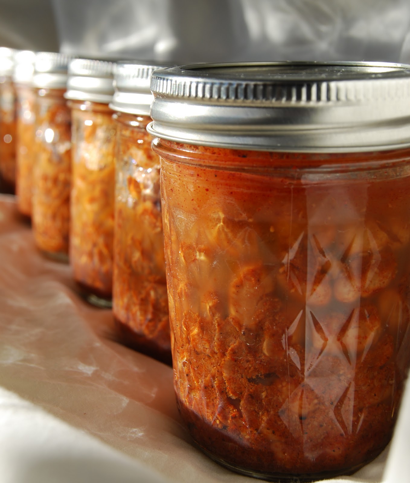 The Suburban Country Girl's Farm Canning Day!!! Spicy Chili Beans