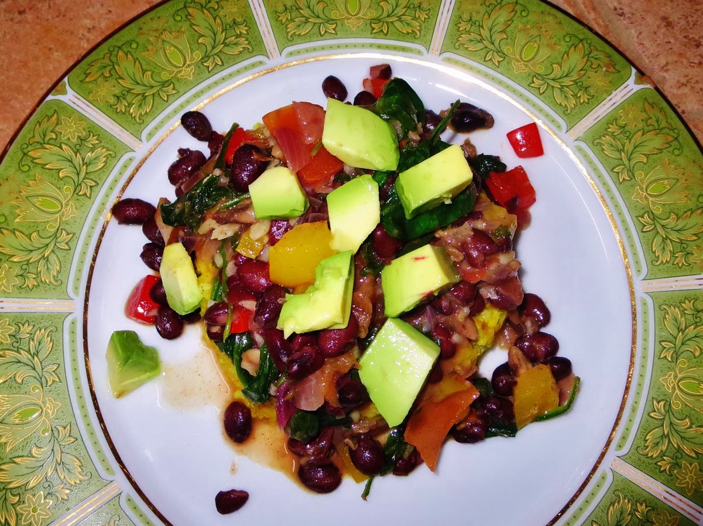 Susan Hawke Black Beans Vegetables with Coconut Rice