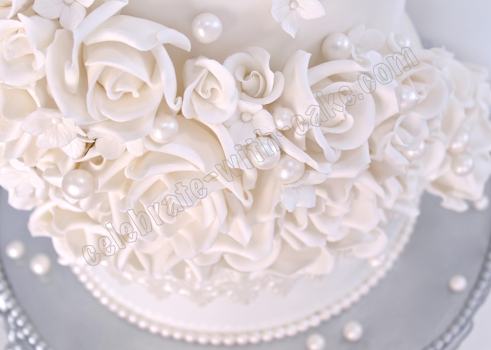 Bouquet In Whites And Greens Using Avalanche Roses Freesias