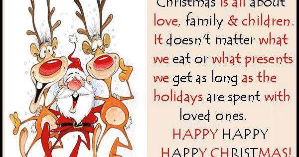 Christmas is all about love | Quotes and Sayings