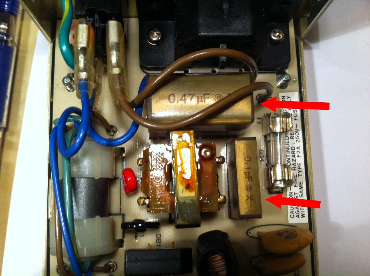 Obsolescence Guaranteed: Bad Caps: Apple IIe Power Supply ...