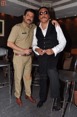 Jackie  Shroff & Anil snapped together at media interviews for TV channels