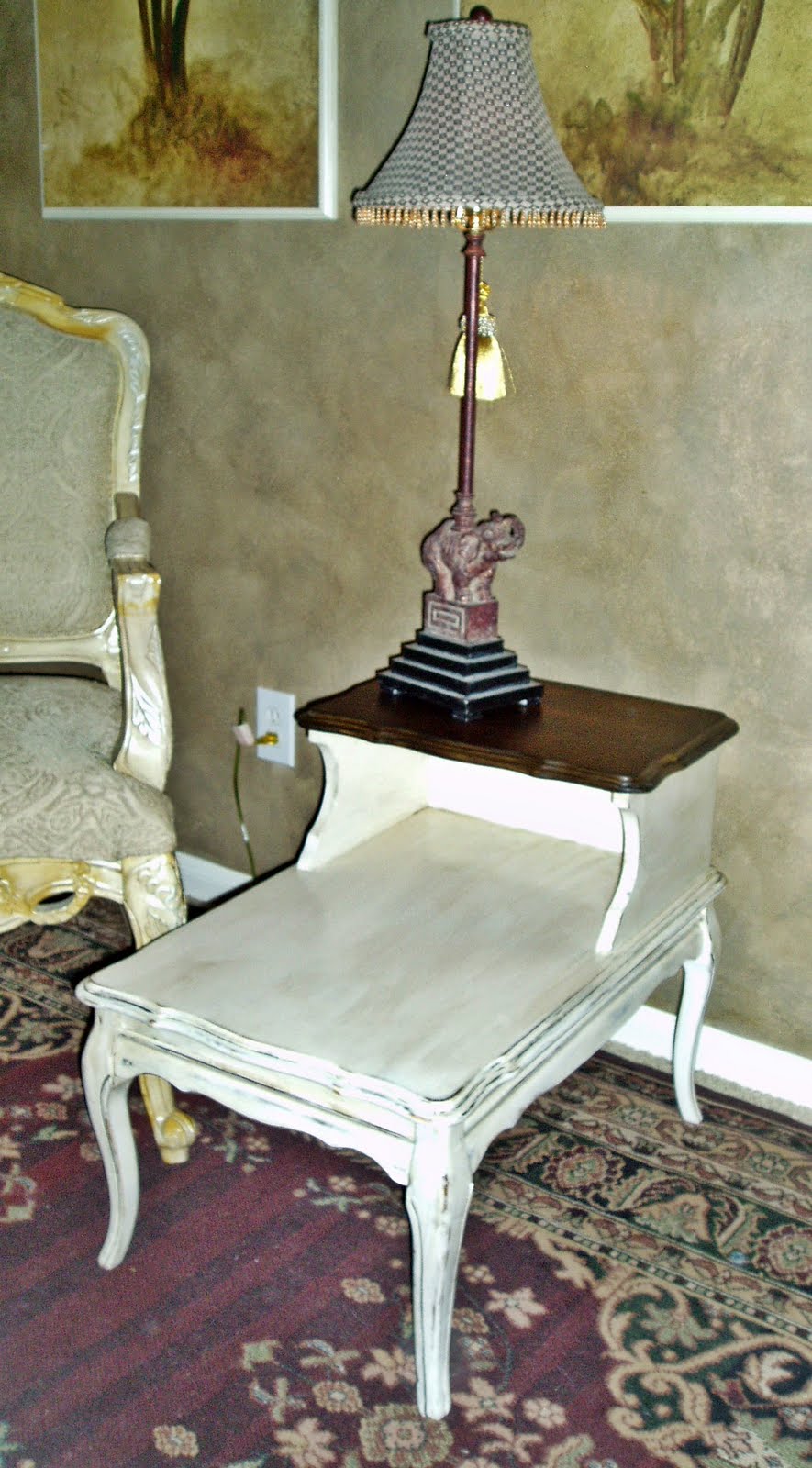 Faux Painting + Furniture Vintage FrenchCountry CreamAged Provincial