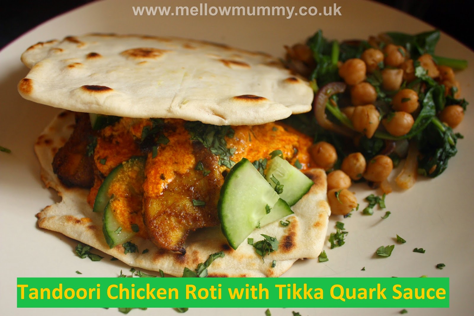 Mellow Mummy Cooking with Kids Tandoori Chicken Roti with Tikka