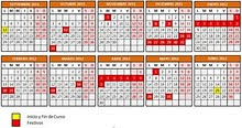 calendario escolar 2011-2012