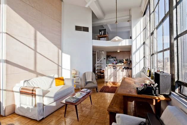 White Apartment: Loft for renting in New York