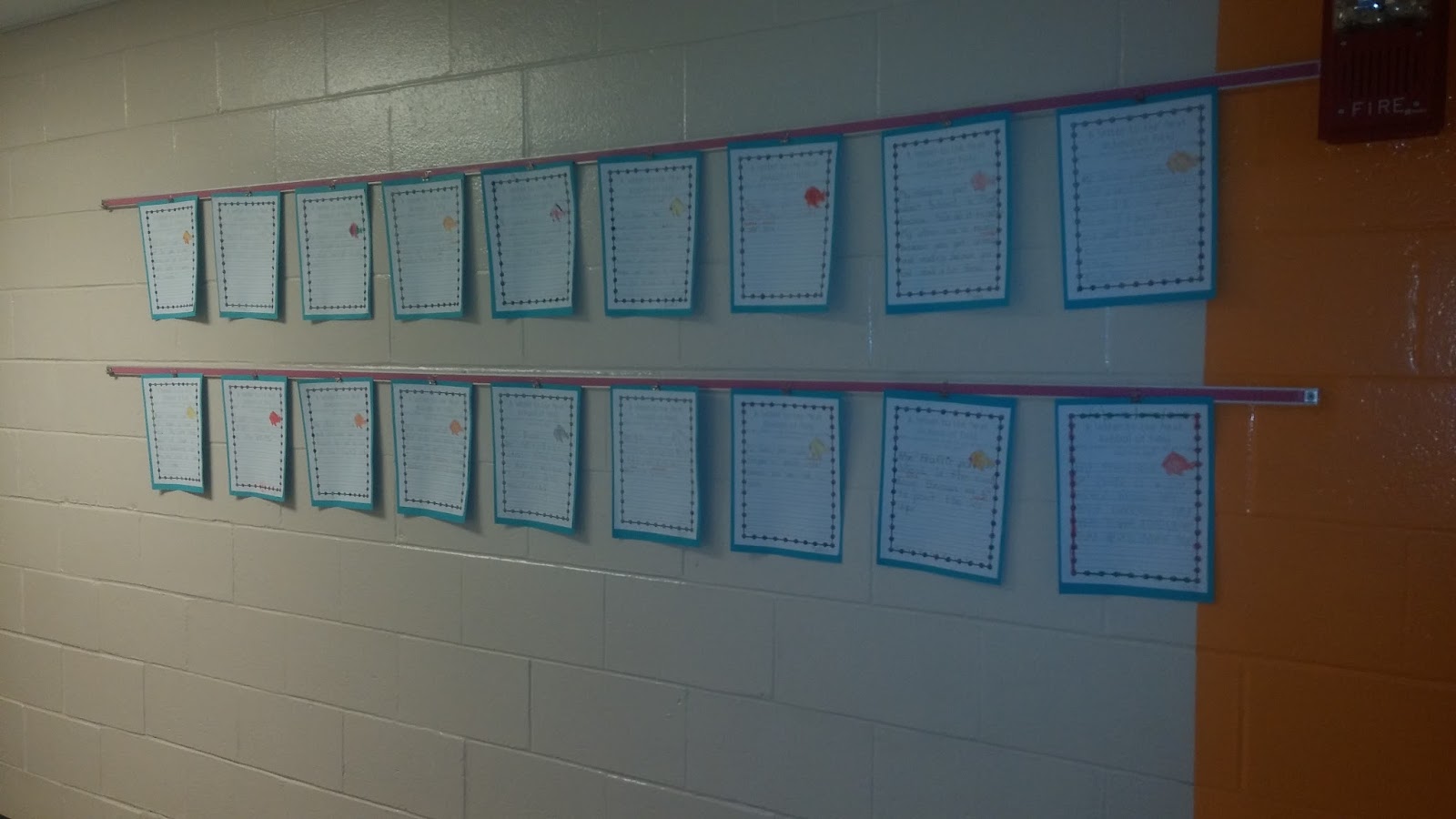 First Grade Cubbie! Drab to Display Fab Updating Cork Bulletin