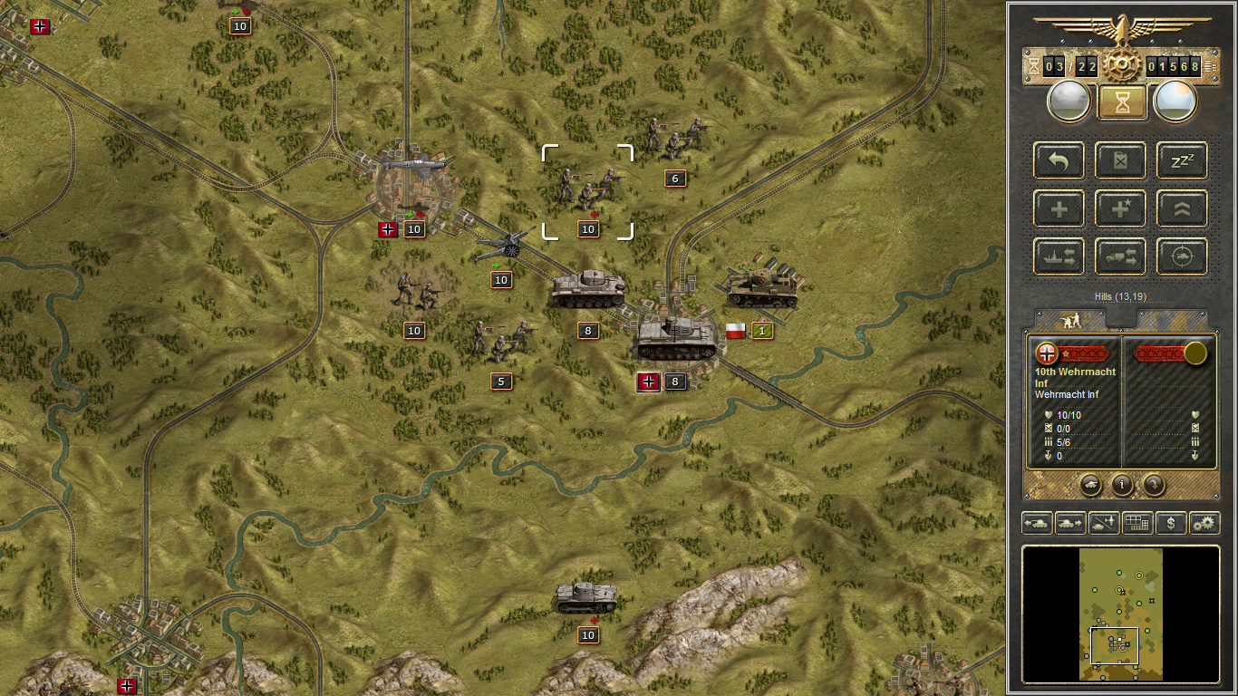 panzer corps tips