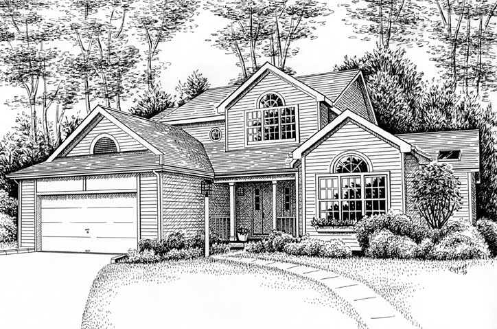 Most Beautiful Drawing in the World: How to Draw a Beautiful House