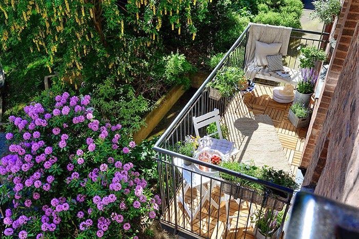 Amores bohemios...: inspiración deco : terrazas y balcones