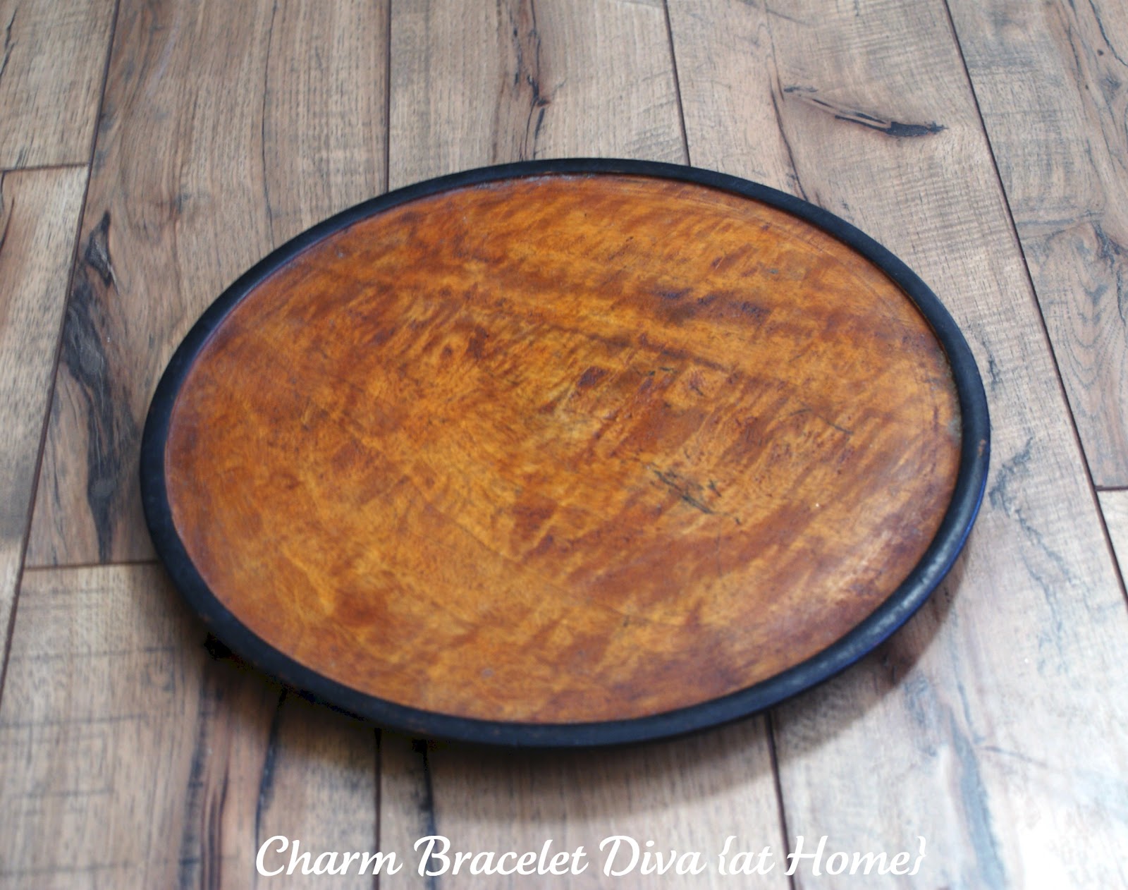 Our Hopeful Home Wooden Wine Barrel Lid Frenchified