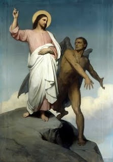 La Tentación de Cristo. Ary Scheffer, 1854
