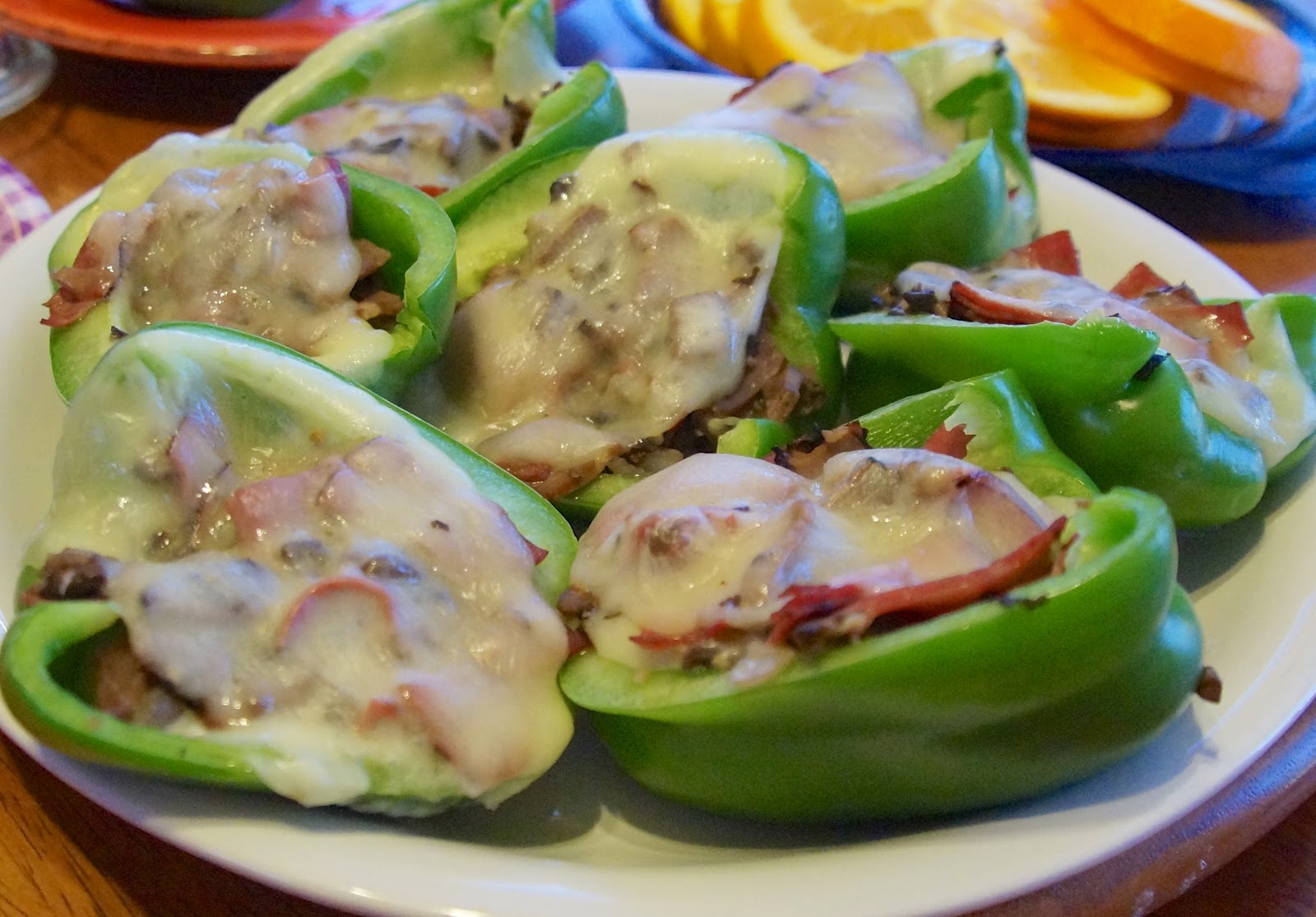 Natural Sweeties Philly Cheesesteak Stuffed Bell Peppers