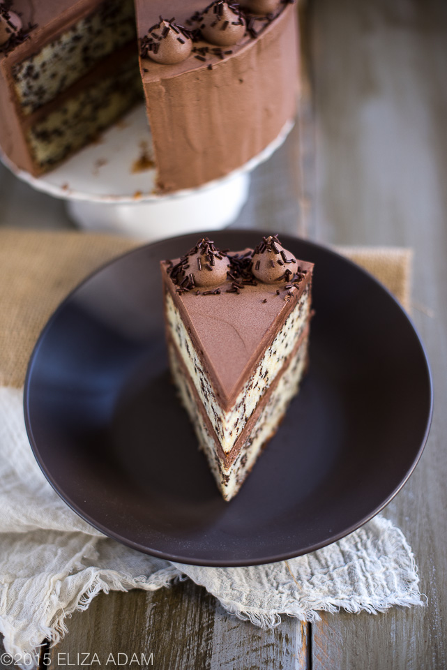 Notes from My Food Diary Chocolate Sprinkles Cake with Fluffy