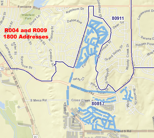 Neighorhood Values Every Door Direct Postcards Colorado Springs