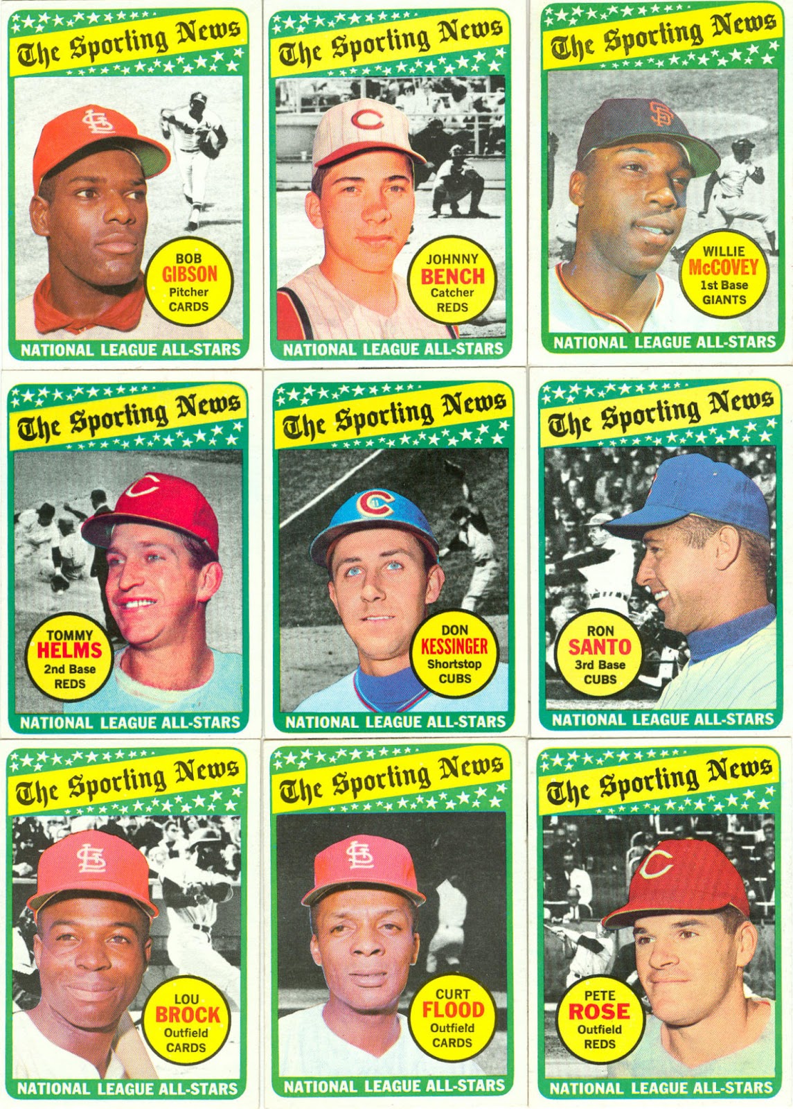 1969 Topps Baseball: All-Star Cards
