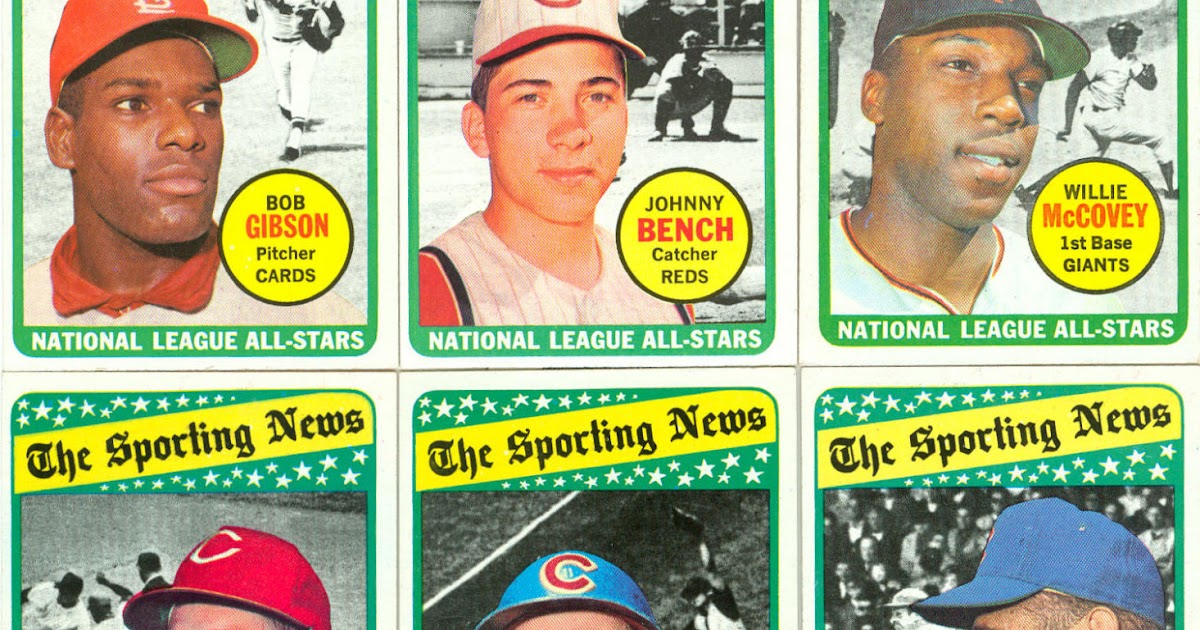 1969 Topps Baseball AllStar Cards