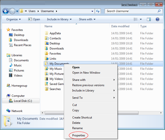 where is recent documents folder in windows 7