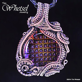 Glass by Adami Glass - Wire Wrapped by ©2014 Tim Whetsel Jewelry