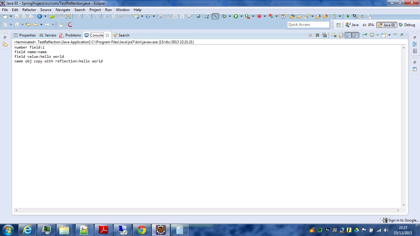 java reflection get public static field java reflection get public static field