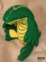patron gratis cocodrilo amigurumi de punto, free knit amigurumi pattern crocodile