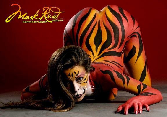 Tiger Lady Body Painting | Flickr   Photo Sharing!